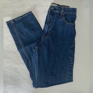 Abercrombie curve love ankle straight jean